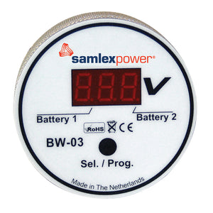 Samlex Dual Battery Monitor - 12V or 24V - Auto Detection - Fishing Monsters