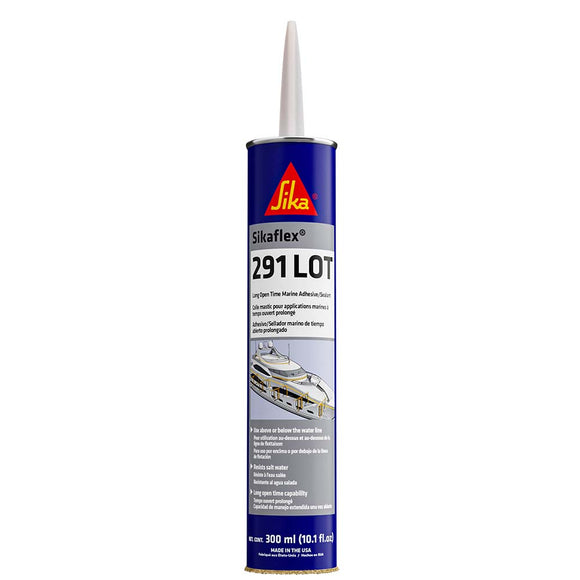 Sika Sikaflex® 291 LOT Slow Cure Adhesive & Sealant 10.3oz(300ml) Cartridge - White - Fishing Monsters