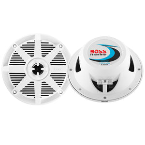 Boss Audio 5.25" MR52W Speaker - White - 150W - Fishing Monsters