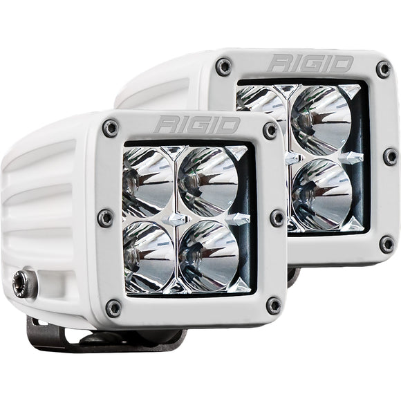 RIGID Industries D-Series PRO Hybrid-Flood LED - Pair - White - Fishing Monsters