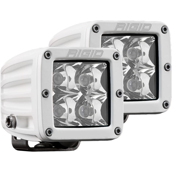 RIGID Industries D-Series PRO Hybrid-Spot LED - Pair - White - Fishing Monsters