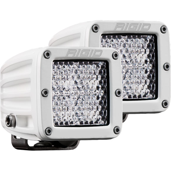 RIGID Industries D-Series PRO Hybrid-Diffused LED - Pair - White - Fishing Monsters