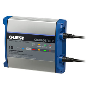 Guest On-Board Battery Charger 10A / 12V - 1 Bank - 120V Input - Fishing Monsters