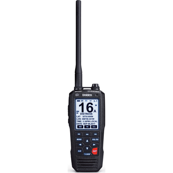 Uniden MHS335BT Handheld VHF Radio w/GPS & Bluetooth - Fishing Monsters