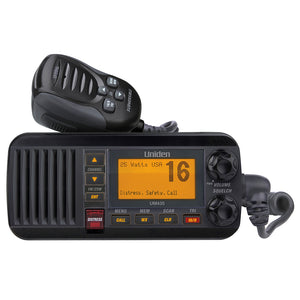 Uniden UM435 Fixed Mount VHF Radio - Black - Fishing Monsters