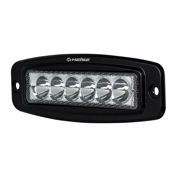 HEISE 6 LED Single Row Driving Light - Flush Mount - Fishing Monsters