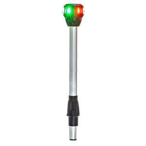 Attwood LightArmor Bi-Color Navigation Pole Light w/Task Light - Straight - 10" - Fishing Monsters