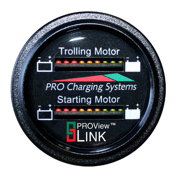 Dual Pro Battery Fuel Gauge - Marine Dual Read Battery Monitor - 12V/24V System - 15' Battery Cable - Fishing Monsters