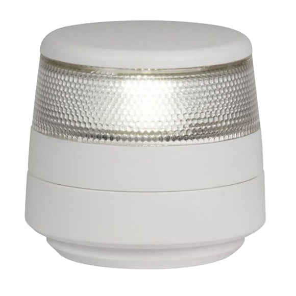 Hella Marine NaviLED 360 Compact All Round White Navigation Lamp - 2nm - Fixed Mount - White Base - Fishing Monsters