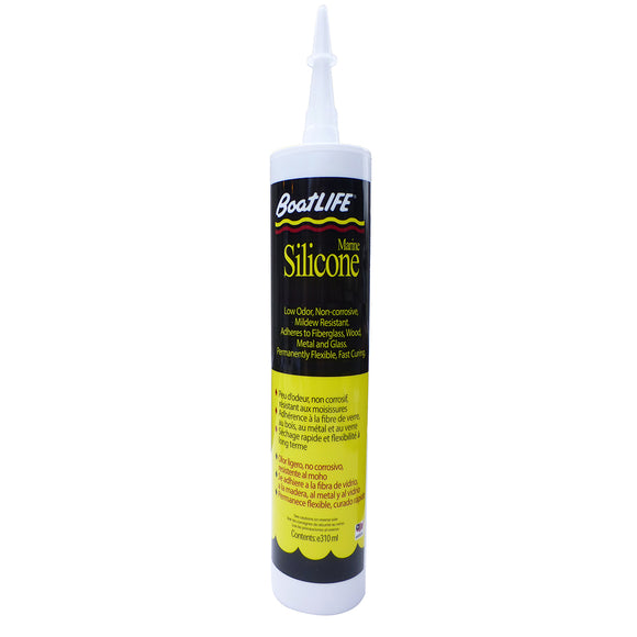 BoatLIFE Silicone Rubber Sealant Cartridge - Clear - Fishing Monsters