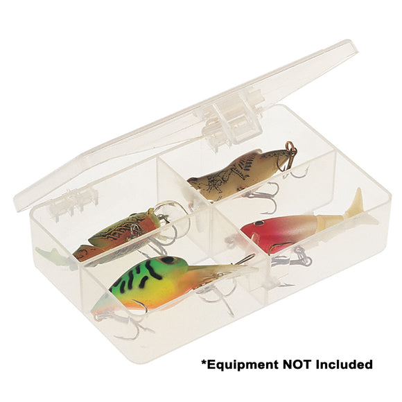 Plano Four-Compartment Tackle Organizer - Clear - Fishing Monsters