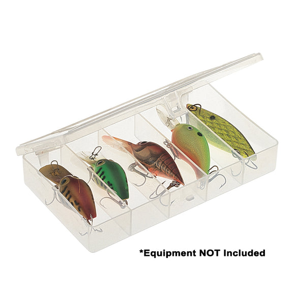 Plano Five-Compartment Stowaway® 3400 - Clear - Fishing Monsters