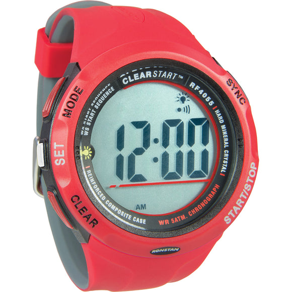 Ronstan RF4055 ClearStart™ 50mm Sailing Watch - Red/Grey - Fishing Monsters