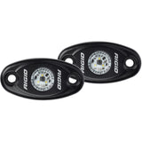 RIGID Industries A-Series Black High Power LED Light - Pair - Blue - Fishing Monsters