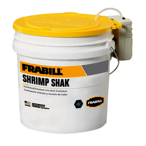 Frabill Shrimp Shak Bait Holder - 4.25 Gallons w/Aerator - Fishing Monsters