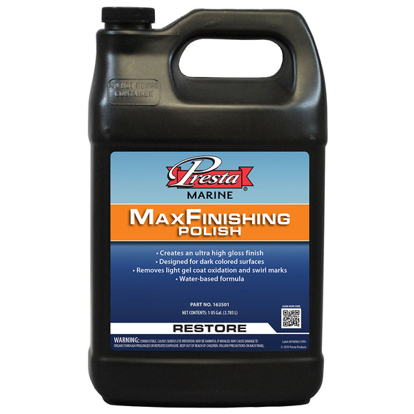 Presta MaxFinishing Polish - 1-Gallon - Fishing Monsters