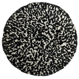 Presta Wool Compounding Pad - Black & White Heavy Cut - Fishing Monsters