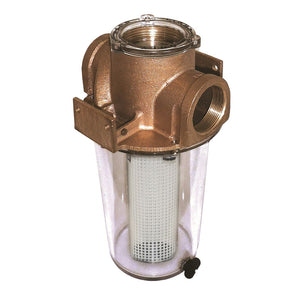 GROCO ARG-500 Series 1/2" Raw Water Strainer w/Non-Metallic Plastic Basket - Fishing Monsters