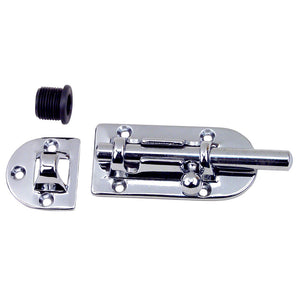 Perko Chrome Barrel Bolt - 4" - Fishing Monsters