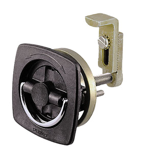 Perko Flush Latch - Non-Locking - 2.5" x 2.5" w/Offset Adjustable Cam Bar - Fishing Monsters