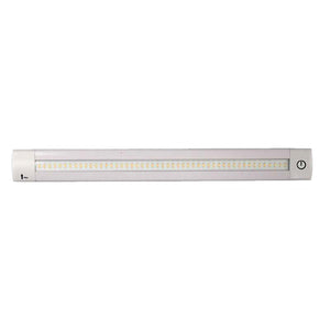 Lunasea Adjustable Linear LED Light w/Built-In Dimmer - 12" Length, 12VDC, Warm White w/ Switch - Fishing Monsters