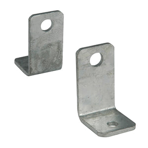 C.E. Smith Side Angle "L" Bracket - Pair - Galvanized - Fishing Monsters