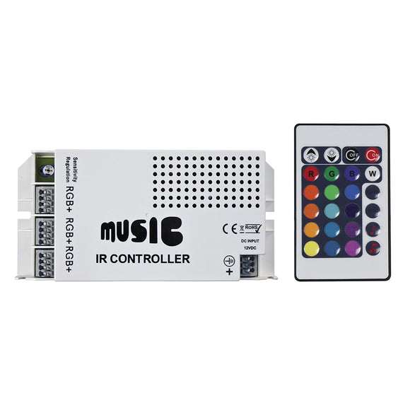 HEISE Sound Activated RGB Controller w/IR Remote - Fishing Monsters