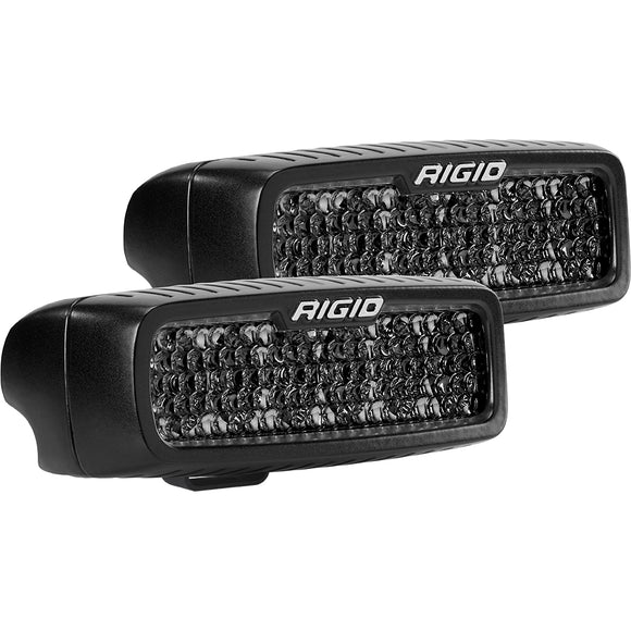 RIGID Industries SR-Q Series PRO Spot Diffused Midnight Surface Mount - Pair - Fishing Monsters