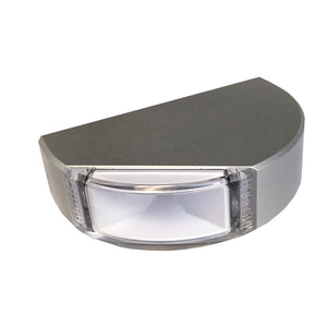 Lumitec Surface Mount Navigation Light - Classic Aluminum - Starboard Green - Fishing Monsters