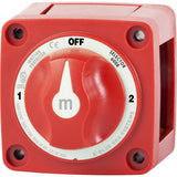 Blue Sea 6008 M-Series Battery Switch 3 Position - Red - Fishing Monsters