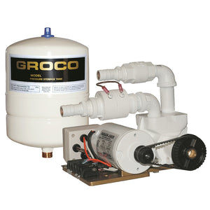 GROCO Paragon Junior 12v Water Pressure System - 1 Gal Tank - 7 GPM - Fishing Monsters