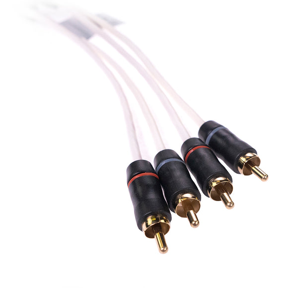 Fusion Performance RCA Cable - 4 Channel - 6' - Fishing Monsters