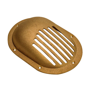 GROCO Bronze Clam Shell Style Hull Strainer w/Mount Ring f/Up To 1" Thru Hull - Fishing Monsters