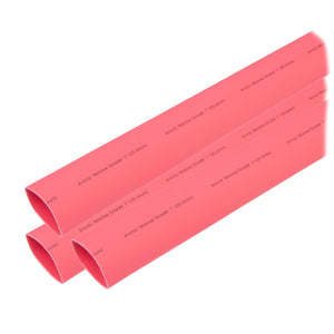 Ancor Heat Shrink Tubing 1" x 3" - Red - 3 Pieces - Fishing Monsters