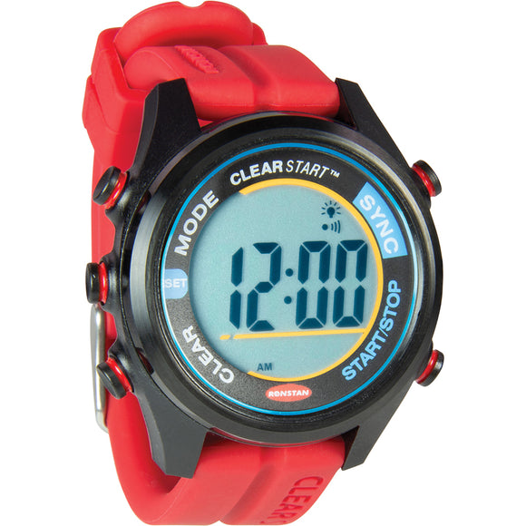 Ronstan ClearStart™ 40mm Sailing Watch- Red - Fishing Monsters