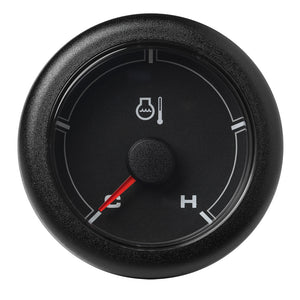 Veratron 52MM (2-1/16") OceanLink Coolant Temperature Gauge (250°F) - Black Dial & Bezel - Fishing Monsters