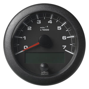 Veratron 3-3/8" (85MM) OceanLink® NMEA 2000® Tachometer - 7000 RPM - Black Dial & Bezel - Fishing Monsters