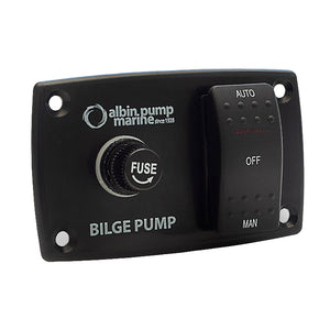 Albin Group 3-Way Bilge Panel - 12/24V - Fishing Monsters