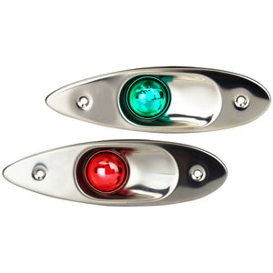 Sea-Dog Stainless Steel Flush Mount Side Lights - Fishing Monsters