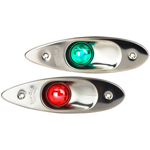 Sea-Dog Stainless Steel Flush Mount LED Side Lights - Fishing Monsters