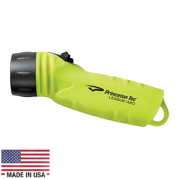 Princeton Tec League LED Flashlight - Neon Yellow - Fishing Monsters