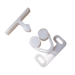 Sea-Dog Twin Roller Door Catch - White - Fishing Monsters