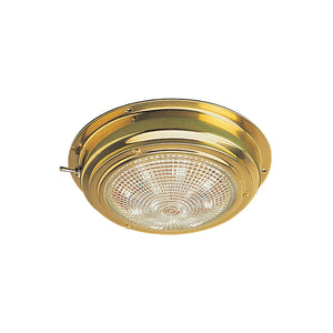 Sea-Dog Brass LED Dome Light - 4" Lens - Fishing Monsters