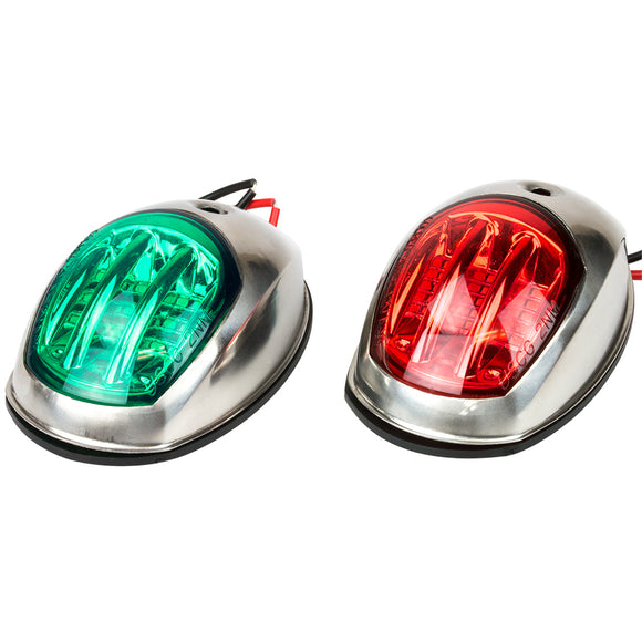 Sea-Dog Stainless Steel LED Navigation Lights - Port & Starboard - Fishing Monsters