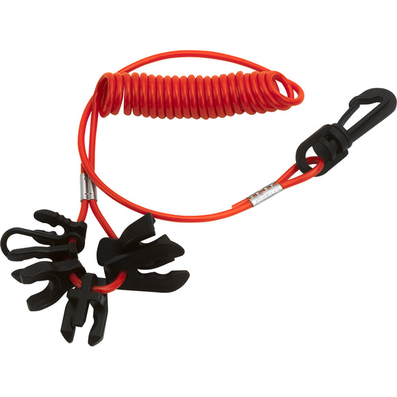 Sea-Dog 7 Key Kill Switch Universal Lanyard - Fishing Monsters