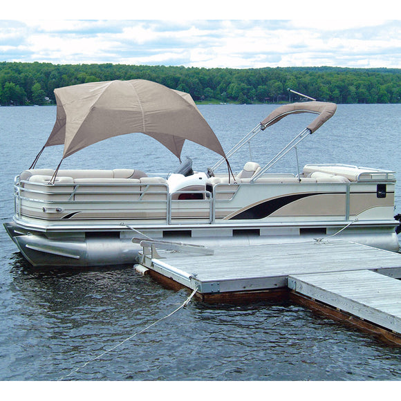 Taylor Made Pontoon Gazebo - Sand - Fishing Monsters