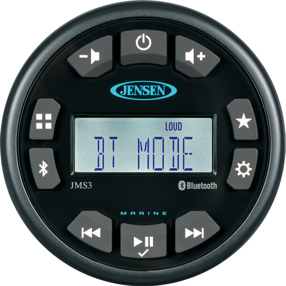 JENSEN JMS3RTL Stereo w/AM/FM/BT - Single Zone - Fishing Monsters