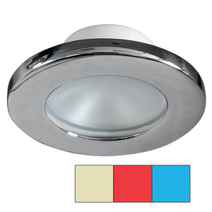 i2Systems Apeiron A3120 Screw Mount Light - Red, Warm White & Blue - Chrome Finish - Fishing Monsters