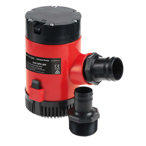 Johnson Pump Heavy Duty Bilge Pump 4000 GPH - 24V - Fishing Monsters