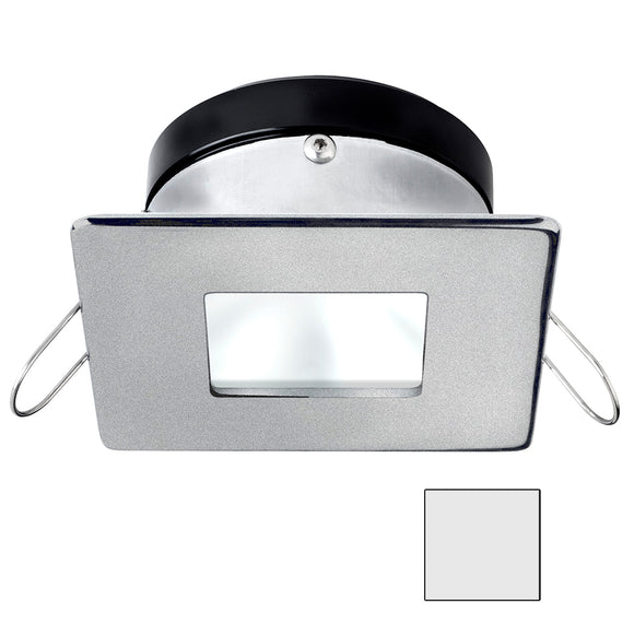 i2Systems Apeiron A1110Z - 4.5W Spring Mount Light - Square/Square - Cool White - Brushed Nickel Finish - Fishing Monsters